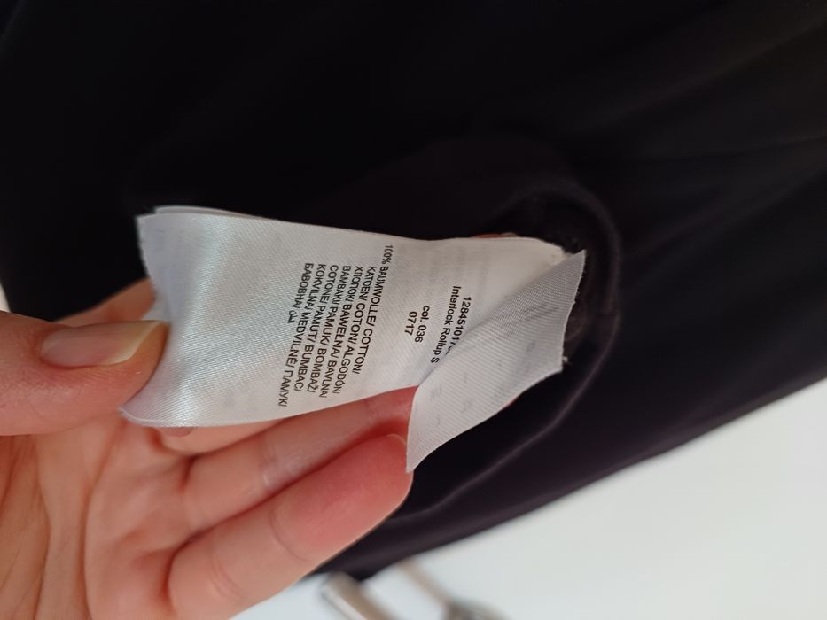 Czarny golf męski marki montego rozmiar L, stan bardzo dobry