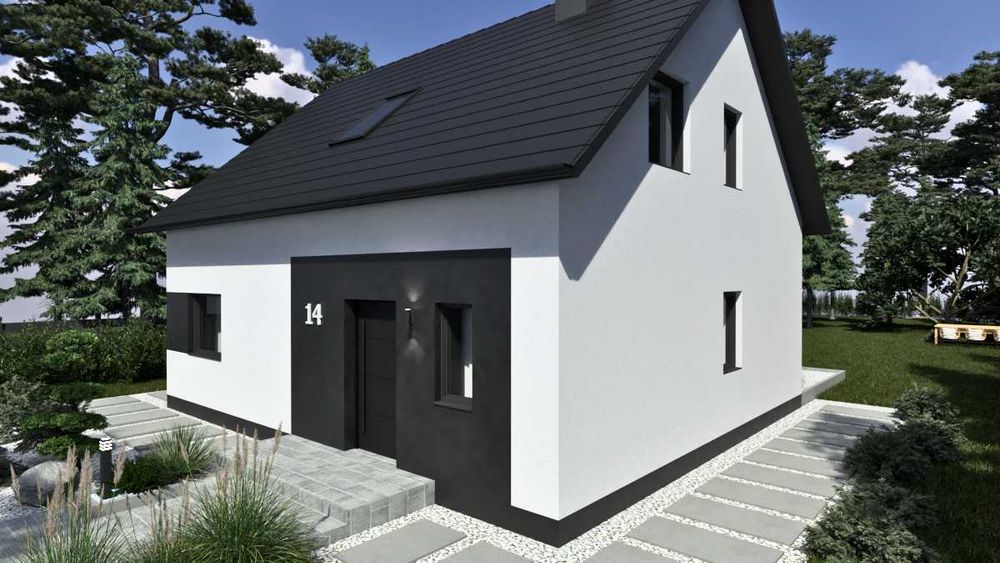 Dom na Twojej działce, 136m2, stan deweloperski, materiał + robocizna