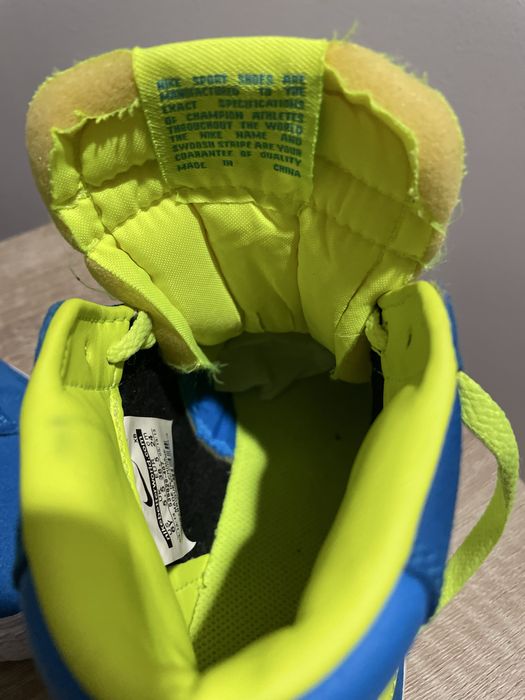 Nike Blazer mid 77 trampki neon + niebieski r. 38 sneakers