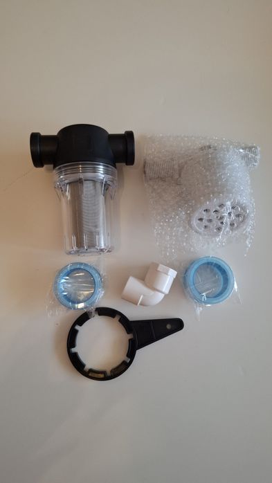 Vendo kit de instalação completo com válvula de boia automática e sistema de filtragem de sedimentos