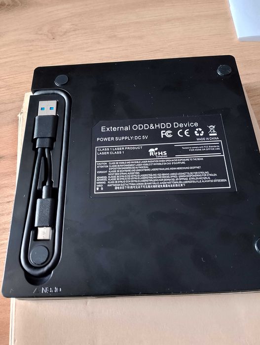 Zewnętrzna nagrywarka DVD CD, zew. odtwarzacz DVD