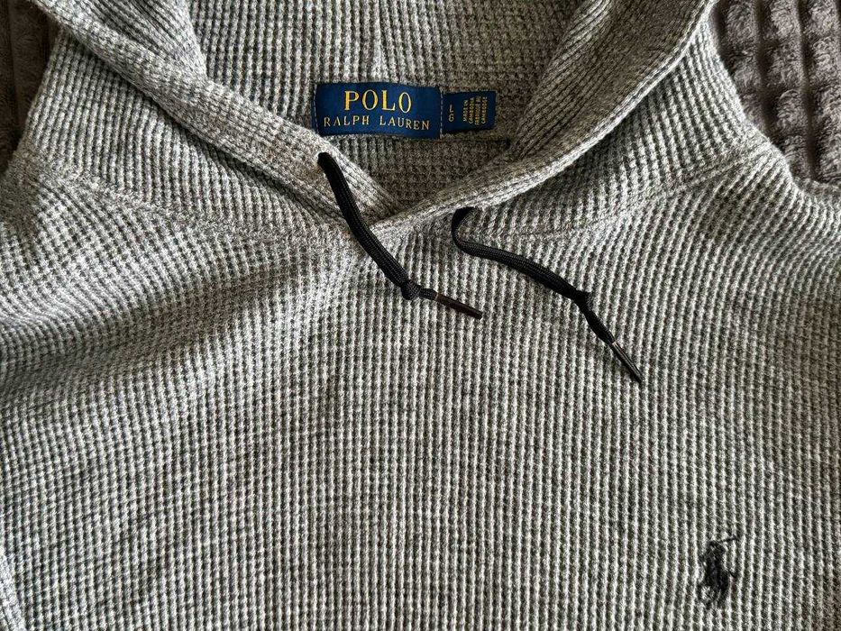 Худі Polo Ralph Lauren оригінал чоловіча кофта сіра розмір М-L