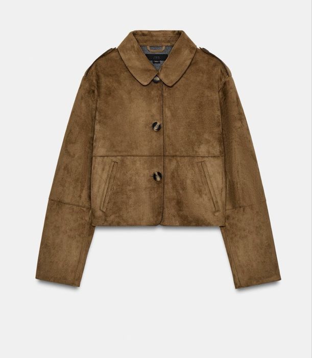 Kurtka eko zamsz Zara rozmiar XXL