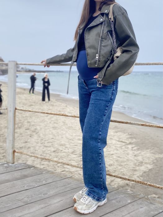 Джинсові штани для вагітних