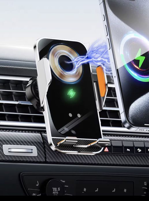 Автотримач бездротовий зарядний пристрій холдер