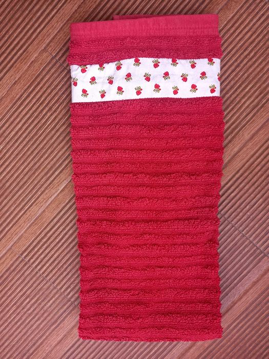 Toalha mãos  90cm x 50cm vermelho escuro