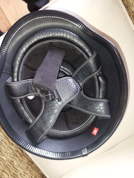 Kask motocyklowy retro niemiecki