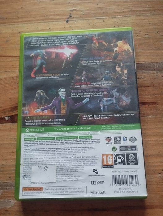 Xbox 360 Mortal Kombat vs DC Universe
