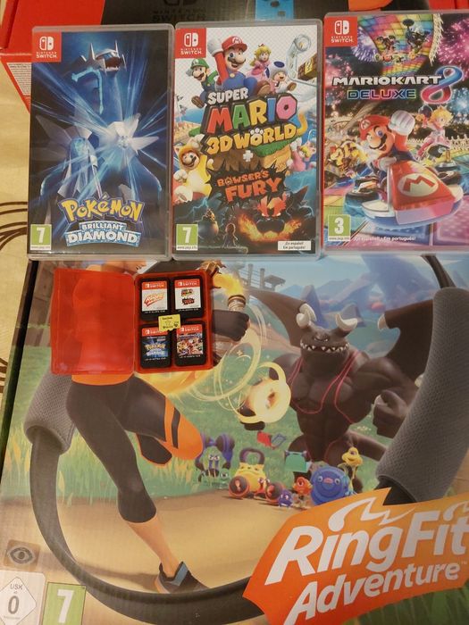 Nintendo switch com tudo incluído