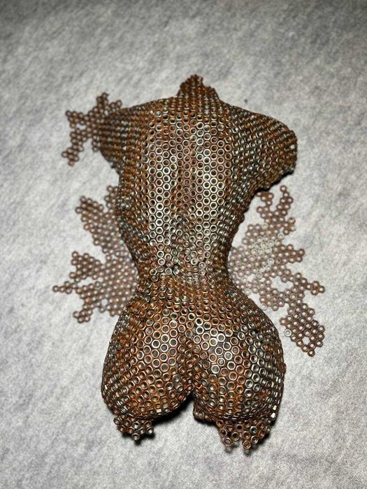 Декоративна фігура із гайок М8 (повністю ручна робота)