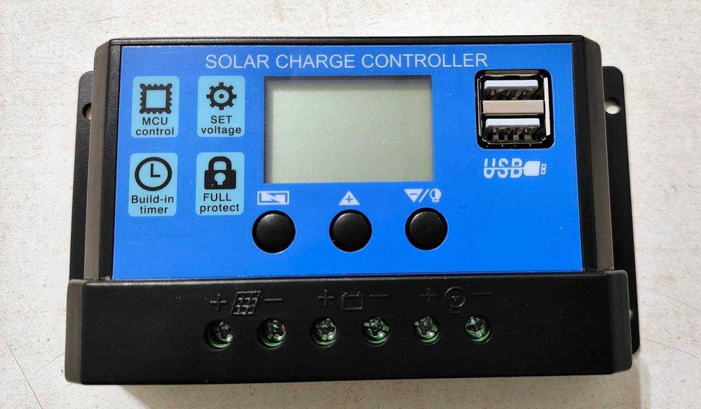 Контролер солнечных панелей Solar controller PWM 30А 12/24В ШИМ