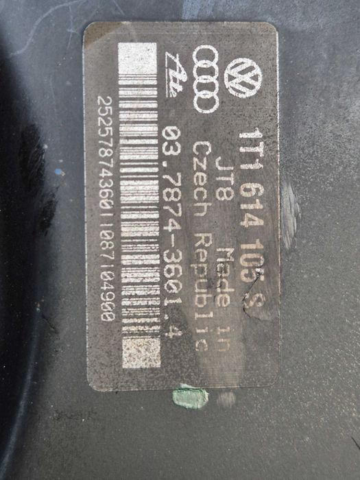 vw golf v touran audi a3 8p serwo servo pompa hamulcowa hamulcowe