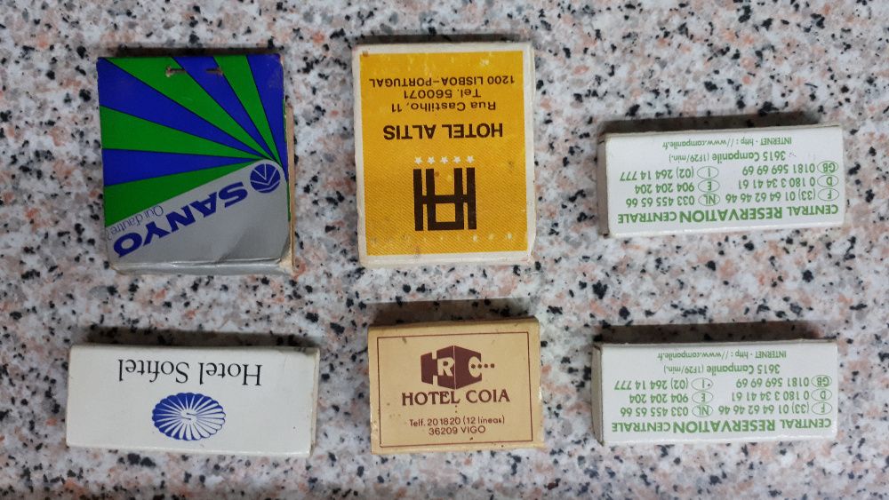 Caixas de fósforos antigas