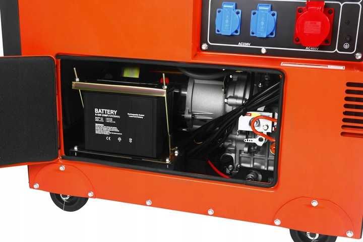 Agregat Prądotwórczy 230V/400V 7kW 16KM Diesel ATS Generator 3Fazowy