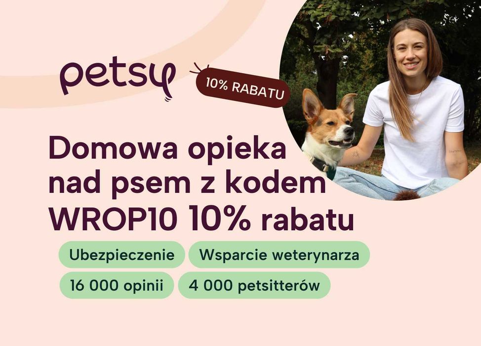 Olga - petsitter na Petsy.pl | opieka nad psem i kotem | rabat 10%