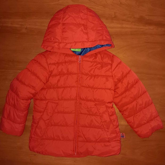 Benetton Children's Quilted Hooded Jacket