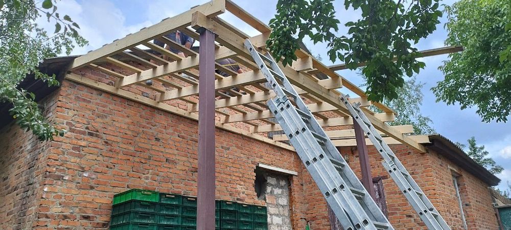 Покрівельні роботи. Кровельные работы