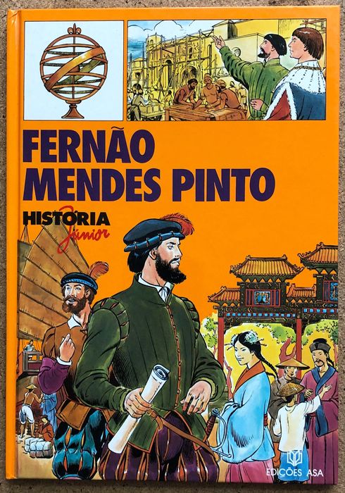 Livro juvenil sobre Fernão Mendes Pinto