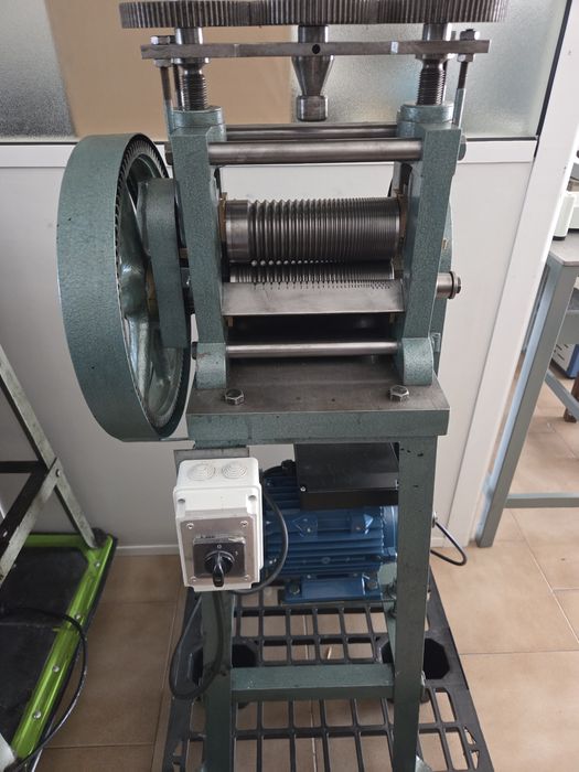 Laminador Ourives eléctrico de fio e meias canas
