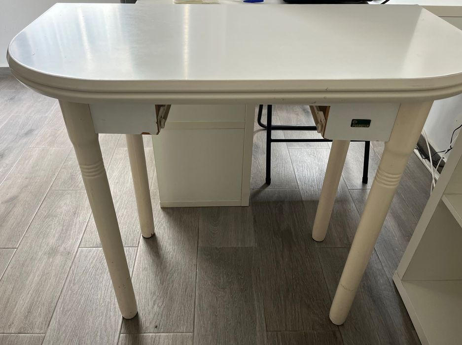 Mesa extensível 90X90 branca