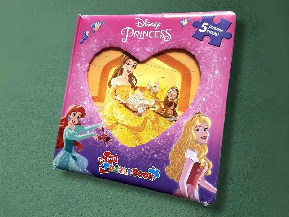 Disney Princess My First Puzzle Book książka z puzzlami po angielsku