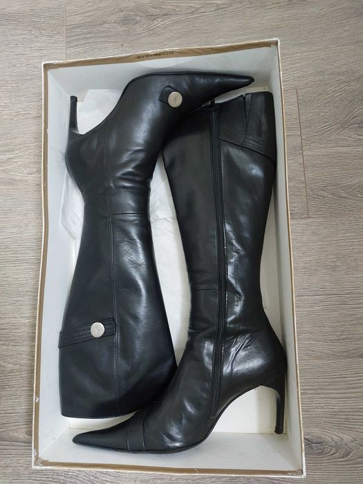 Botas de Senhora em pele