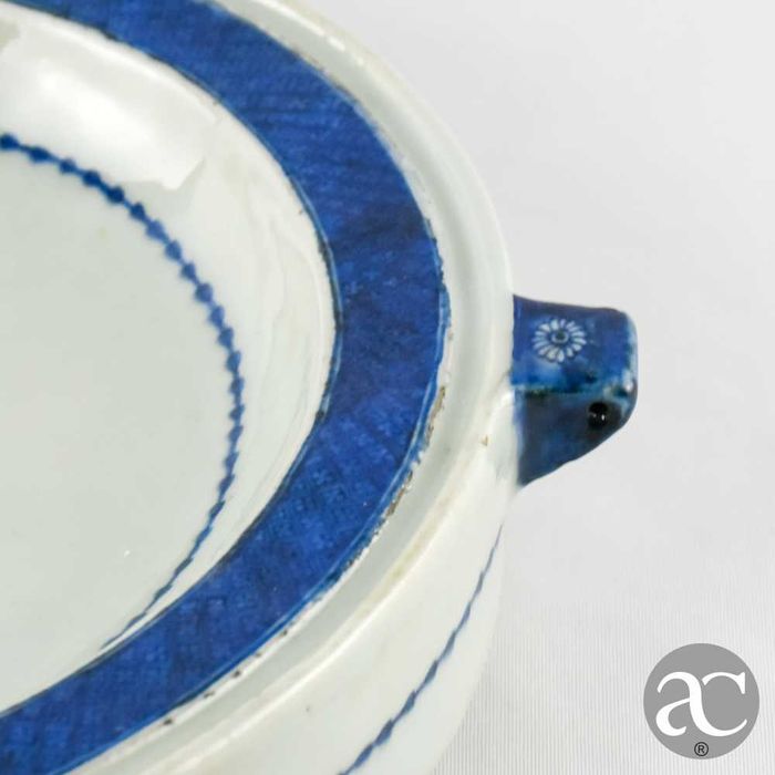 Prato grande "rechaud", porcelana da china, séc. XVIII Qianlong