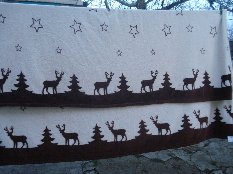 Фирменный очень теплый плед/покрывало, одеяло теплое