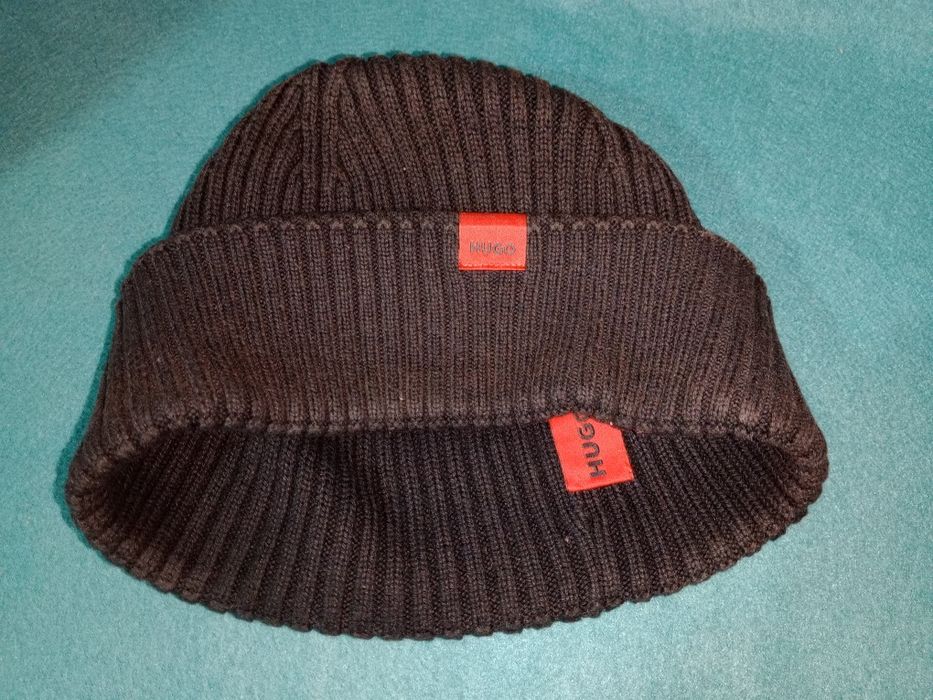 Gorro de pescador HUGO Red xush em preto