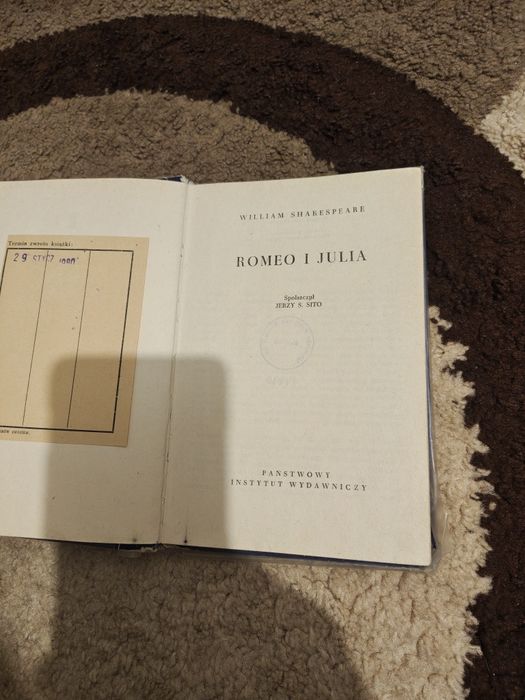 Książka Romeo i Julia
