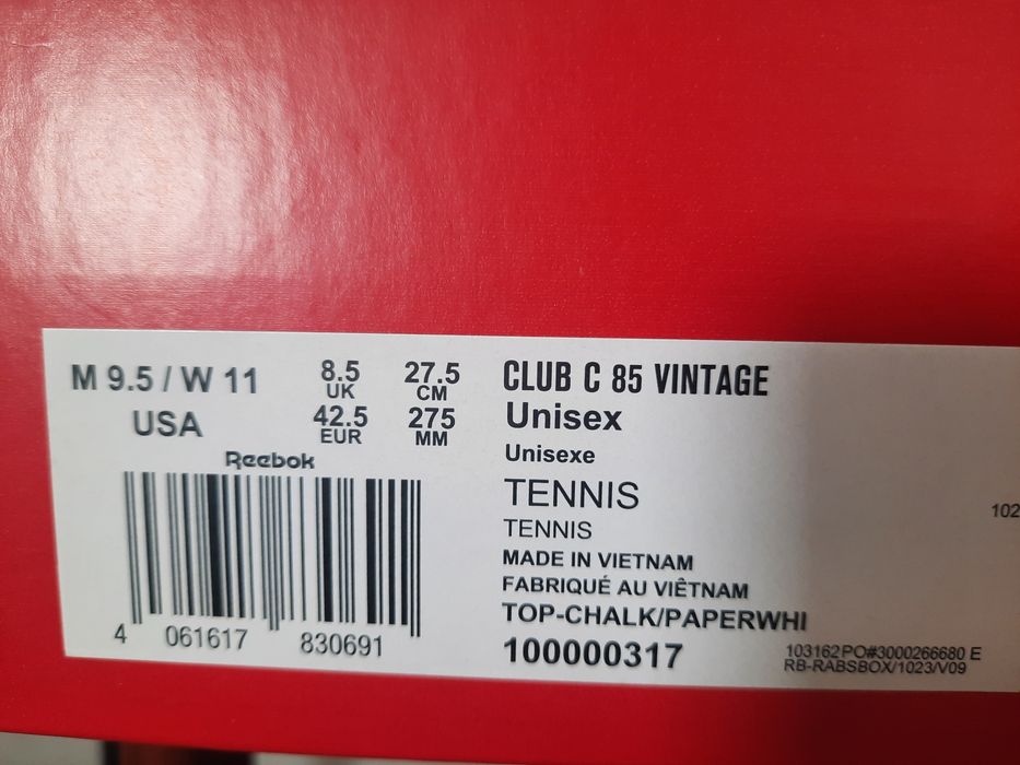 Ténis brancos Reebok 42 2/3
