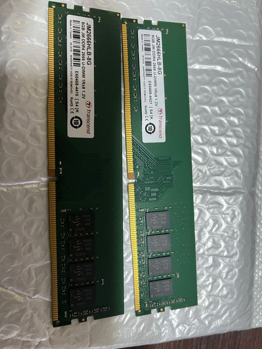 Продаю 2 плашки оперативної памʼяті кожна 8 GB JM DDR4  2666