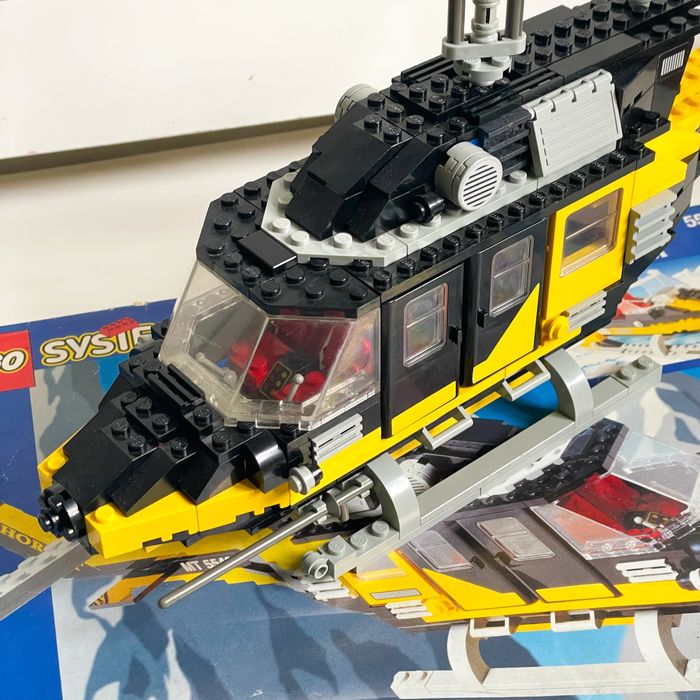 Lego 5542 Black Thunder Helicopter 1998 Completo com Instruções