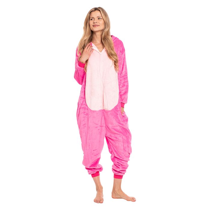 Piżama Damska Kombinezon Kigurumi Onesie Stich Różowy 175-185 cm XL