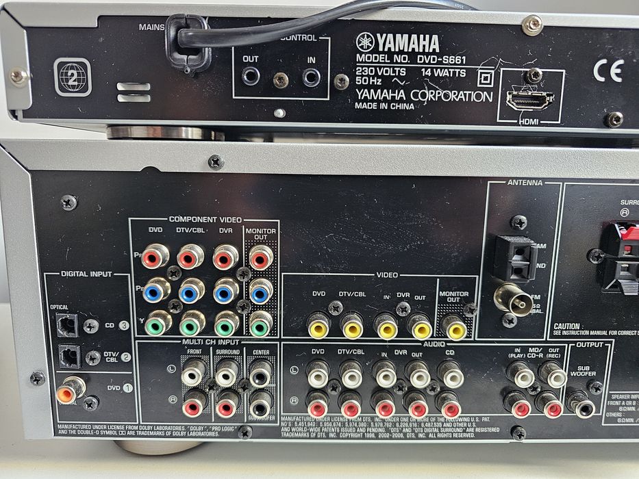 Yamaha RX V361 i DVD S661