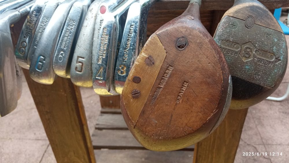 Tacos de golfe antigos