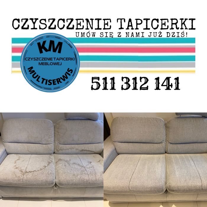 Czyszczenie/ Pranie/ Odświeżanie Tapicerki Meblowej, Kanap, Narozników