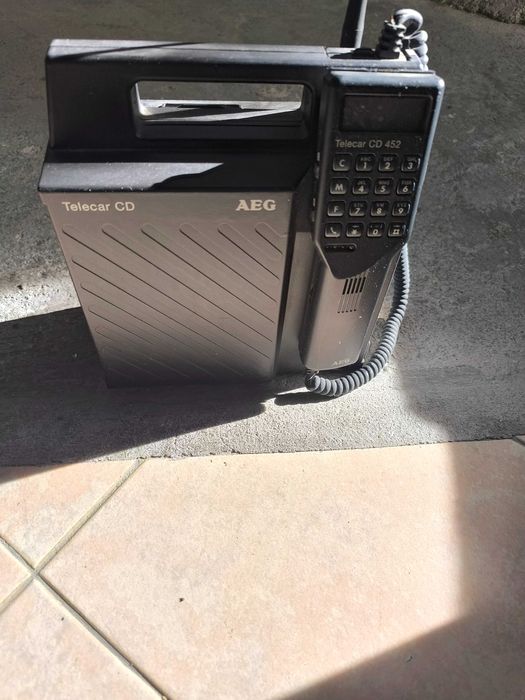 Telemóvel Antigo AEG Telecar CD 452 – Vintage/Clássico