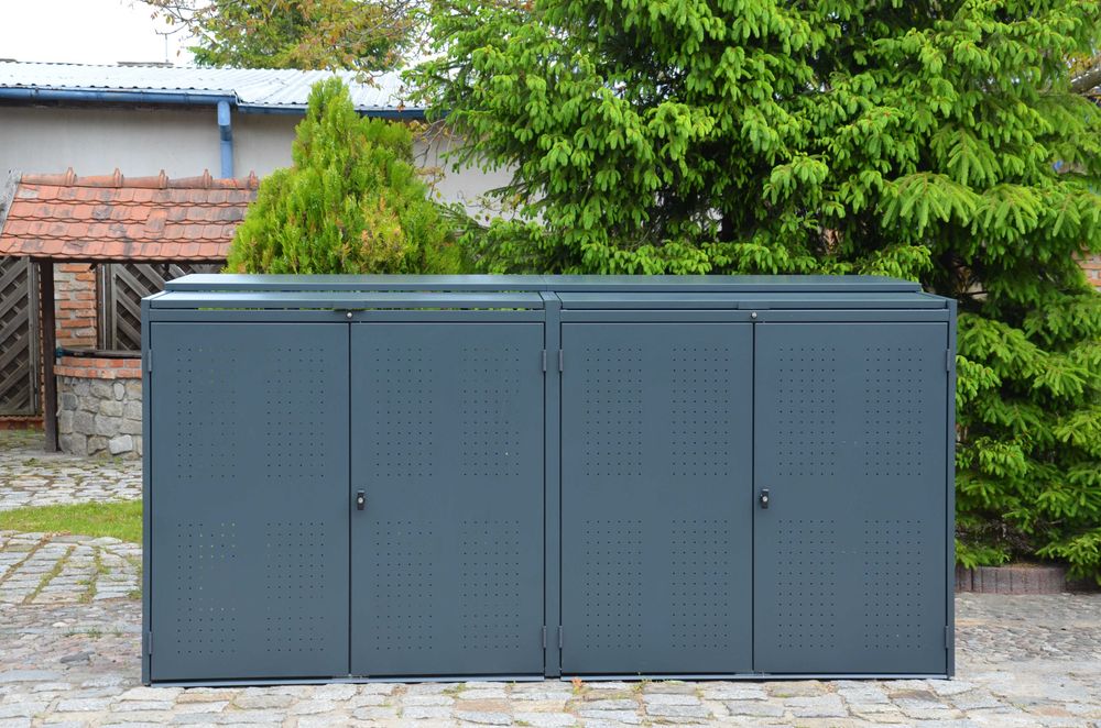 Wiata Altana Śmietnikowa Blaszak Zabudowa Obudowa  Koszy 660/1100 L