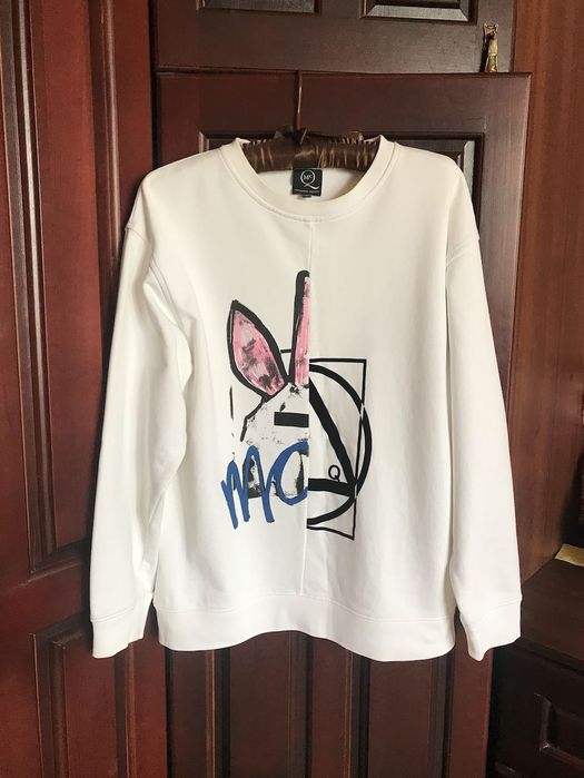 Белый свитшот, свитер, толстовка Alexander Mcqueen