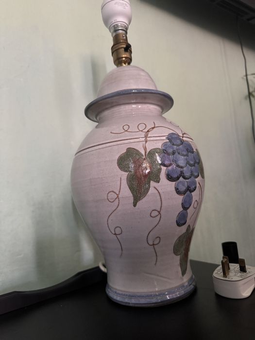 Винтажная лампа керамика