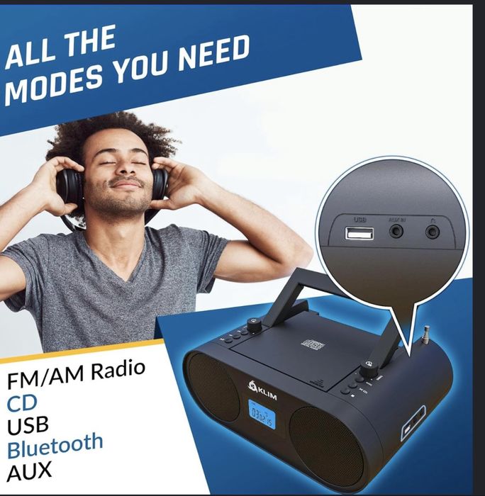 KLIM Boombox B4 Radio CD Player