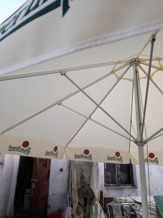 Parasol ogrodowy 4 m okrągły kompletny nowe poszycie