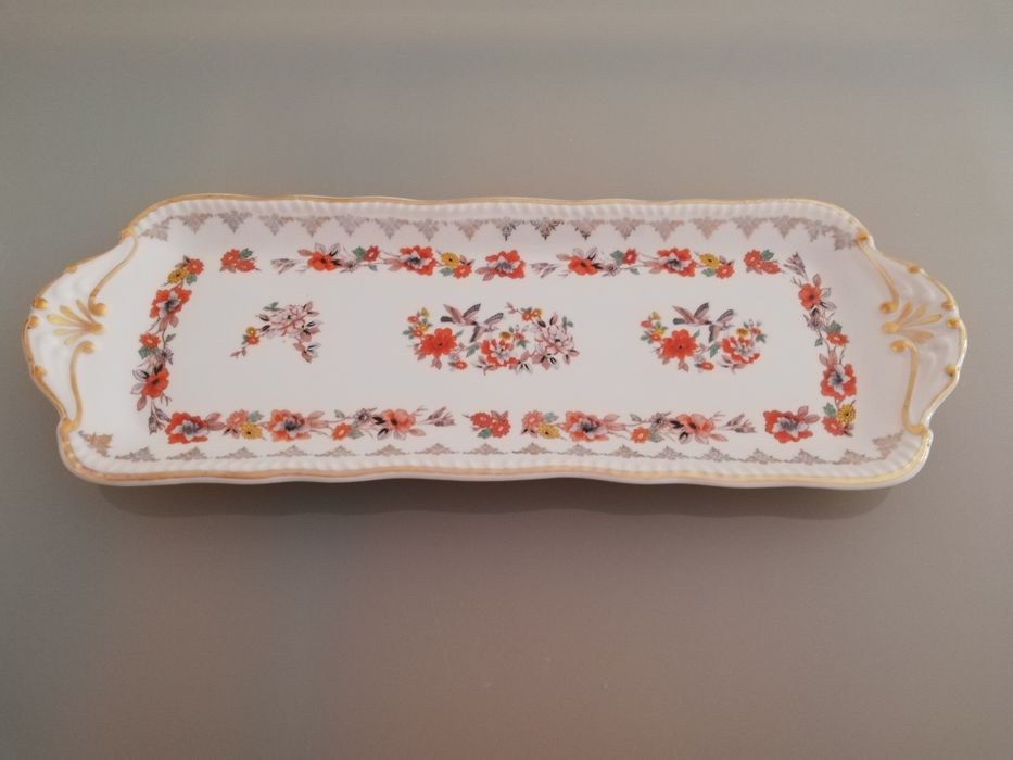 Travessa decorada retangular