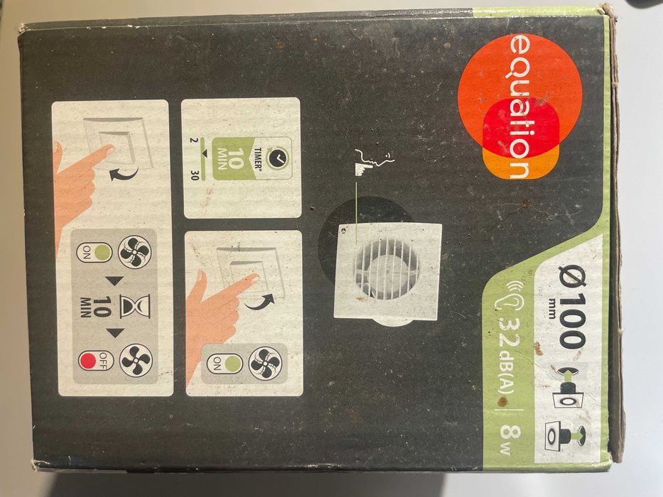 Extrator para casa de banho