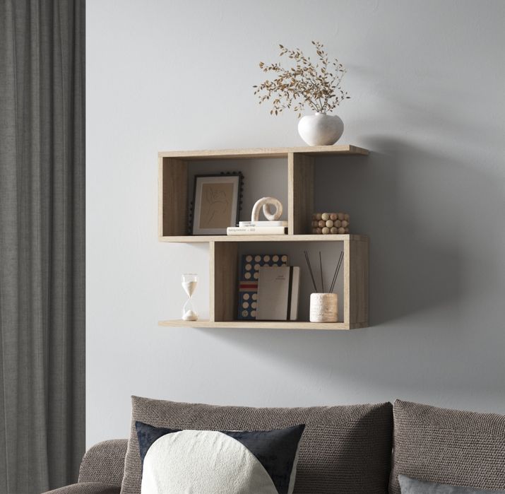 Полка настінна Полиця навісна для книг Стелаж Полочка навесная в офис