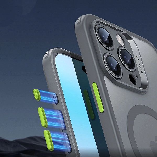Esr Classic Pro Set Halolock Magsafe Iphone 16 Pro Max Frosted Grey