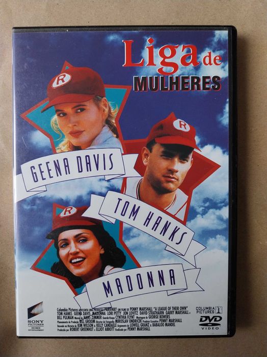 dvd: Penny Marshall “Liga de mulheres”