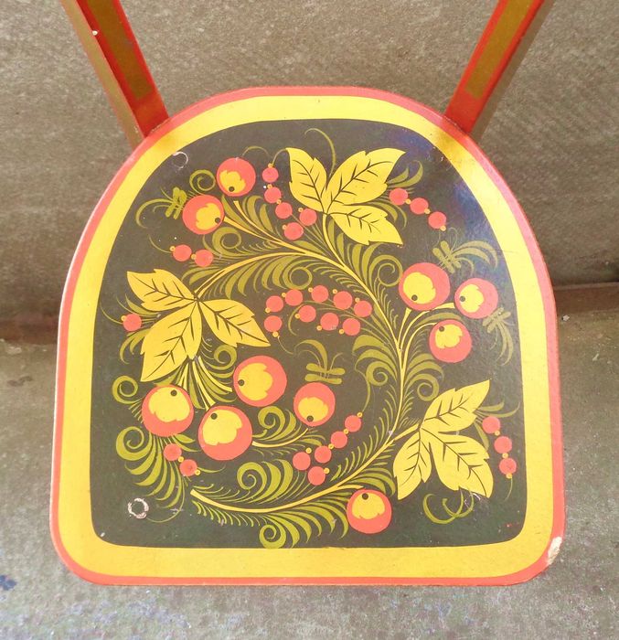 Стульчик детский Хохлома мебель стул