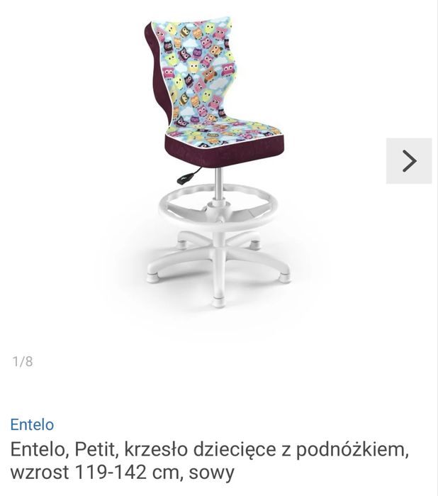 Krzesło Entelo - obrtowe
